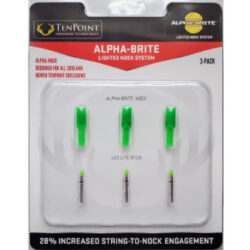 Nock TenPoint Apha Brite Light .297 Green 3p