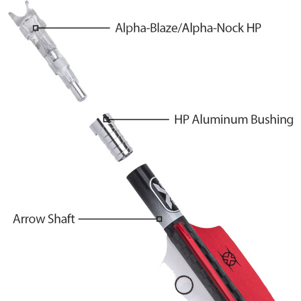 Nock Reciever TenPoint HP Aluminum .305 Dz