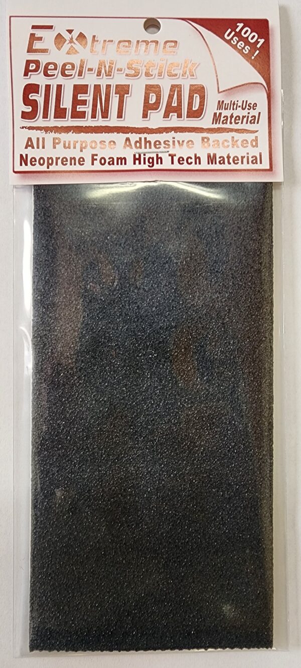Silencer Cir-Cut Neoprene Pad Black 2pk