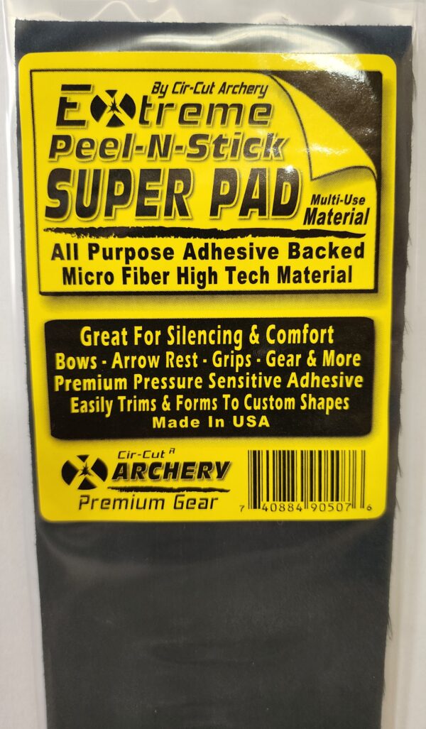 Pad Cir-Cut Peel/Stick Silence Black