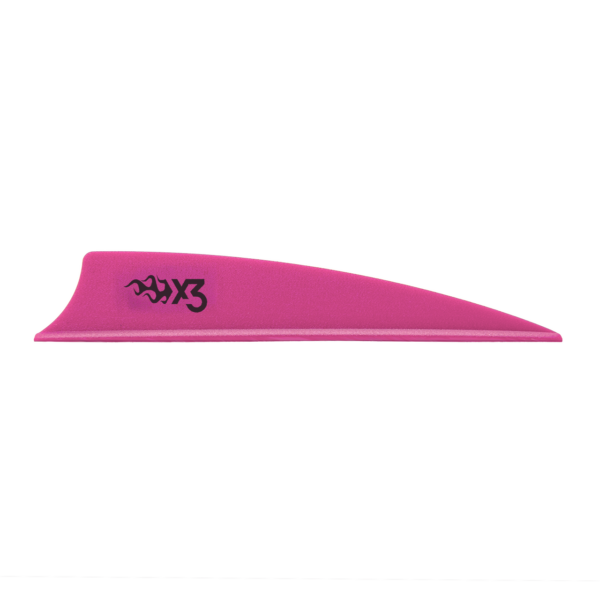 Vane Bohning X3 3" Hot Pink 36pk