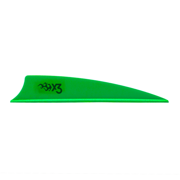 Vane Bohning X3 3" Neon Green 36pk