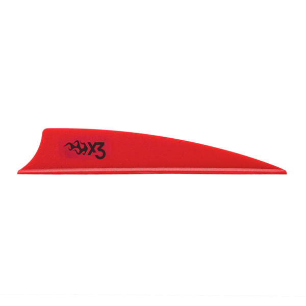 Vane Bohning X3 3" Neon Red 36pk