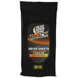 Dryer Sheet Dead Down Wind Black Premium 40ct