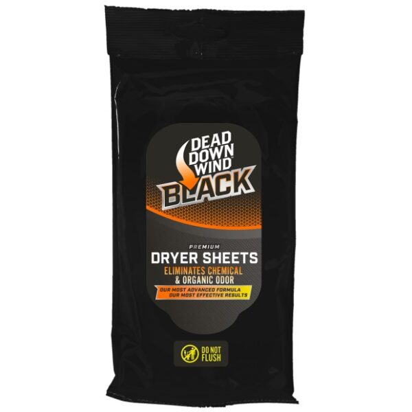 Dryer Sheet Dead Down Wind Black Premium 40ct