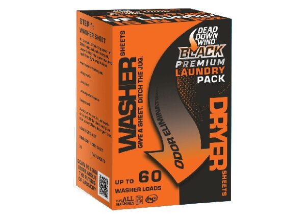Combo Dead Down Wind Black Laundry/Dryer Sheet