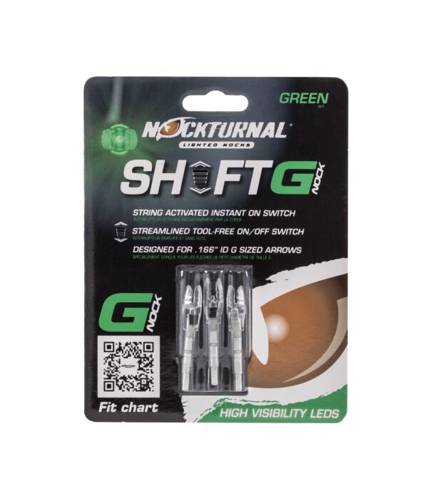 Nock Nockturnal G Nock Shift Green 3Pk